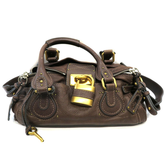 Chloe Handbags - Chloe Paddington Brown Handbag Lock